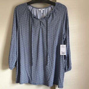 Croft & Barrow Ladies 3/4 Sleeve Top